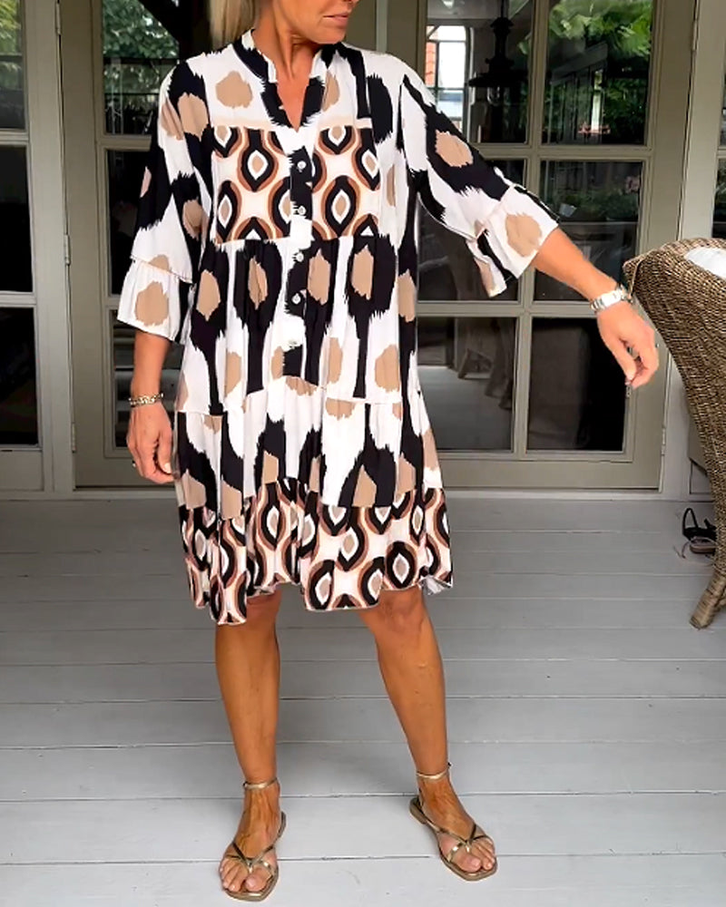 Adhara™ - Stylish Print Dress