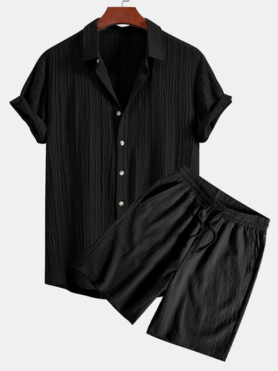 Sullivan™ - Button-Up Shirt and Drawstring Shorts