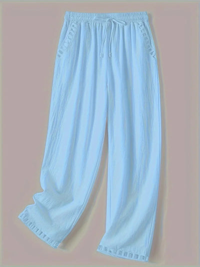 Vilma™ - Contrast Trim Cropped Pants