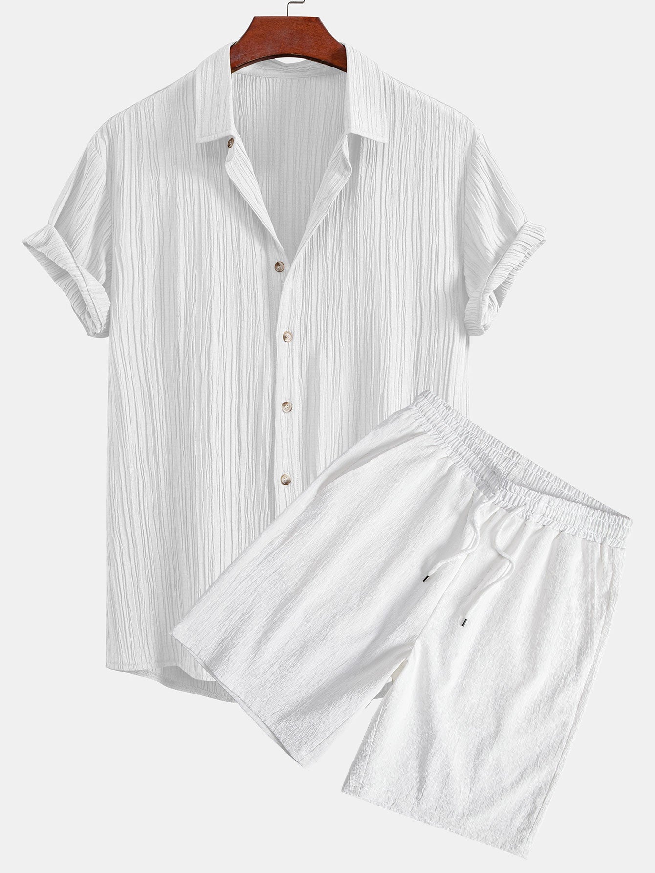 Sullivan™ - Button-Up Shirt and Drawstring Shorts