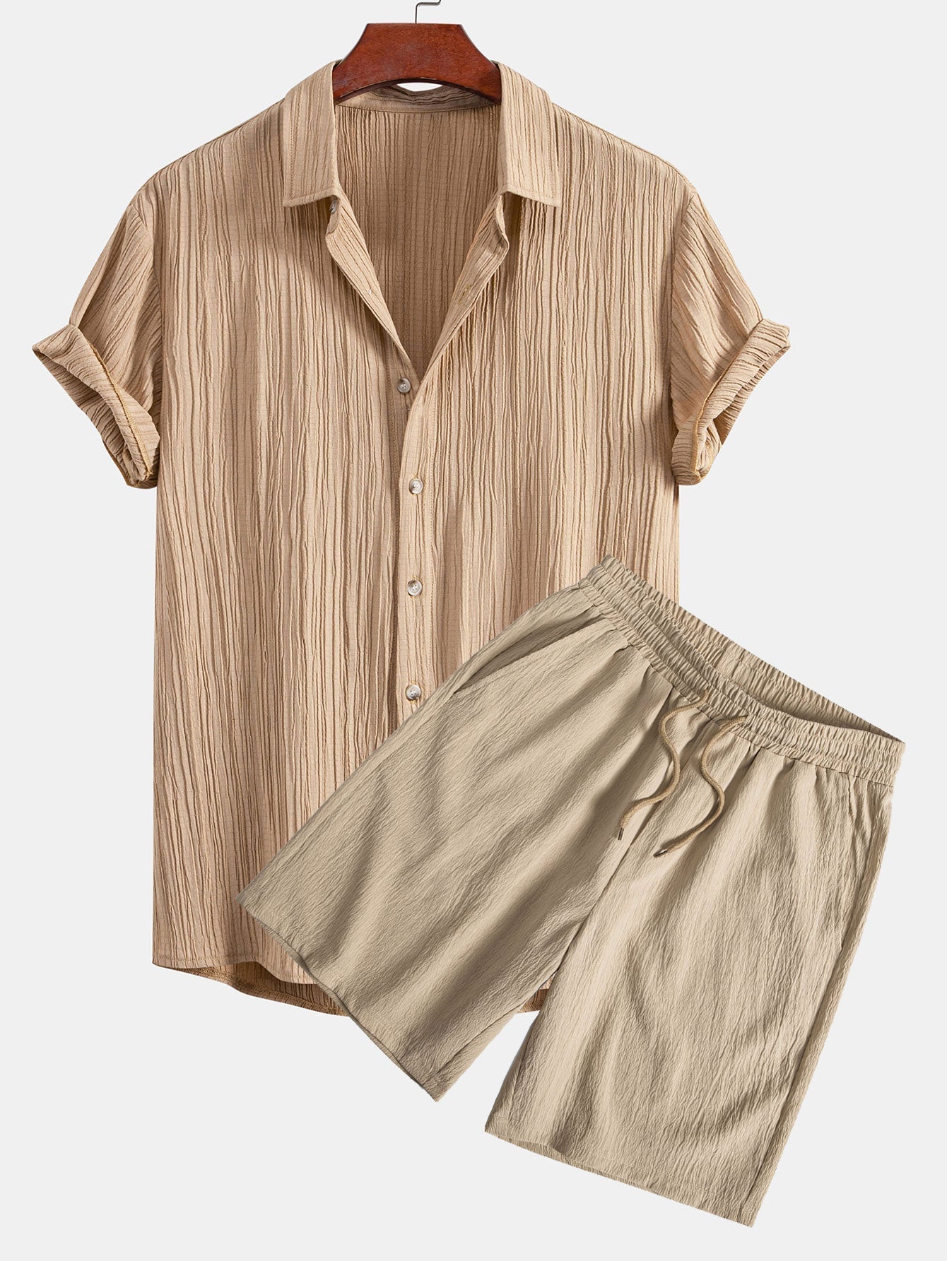 Sullivan™ - Button-Up Shirt and Drawstring Shorts