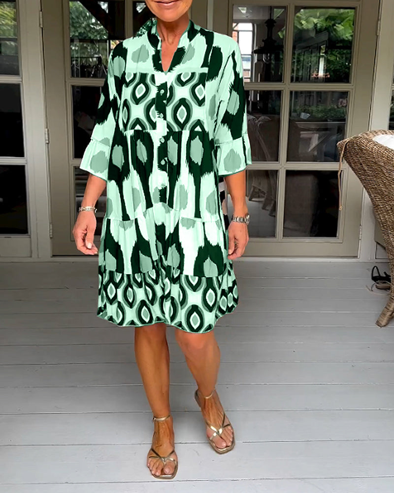 Adhara™ - Stylish Print Dress