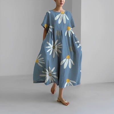 Gianna™ - Bohemian Floral Print Dress