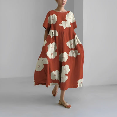 Gianna™ - Bohemian Floral Print Dress