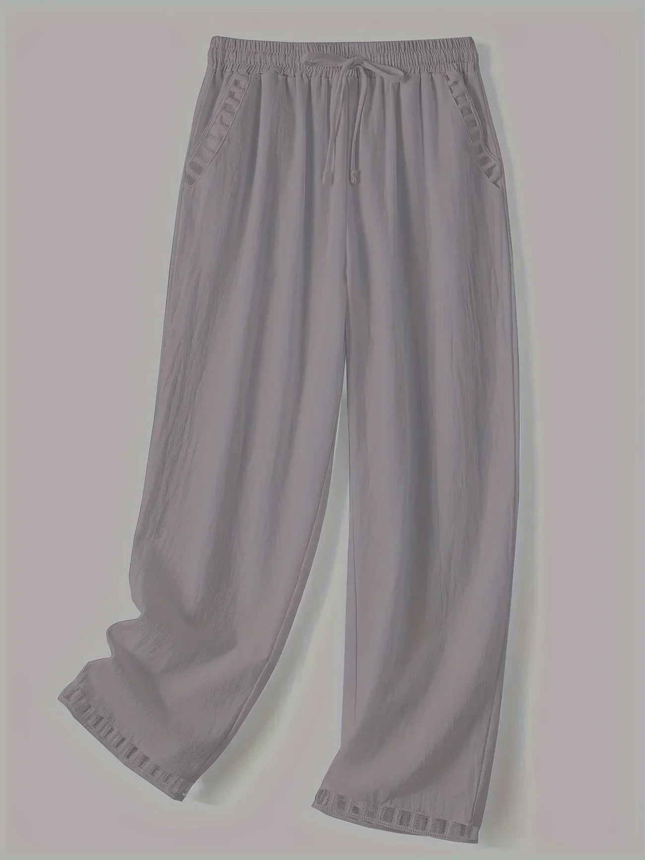 Vilma™ - Contrast Trim Cropped Pants