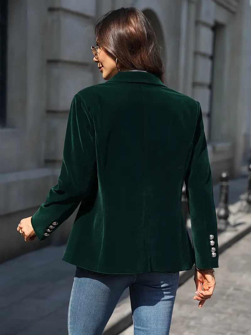 Judy™ - Elegant velvet blazer