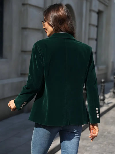 Judy™ - Elegant velvet blazer
