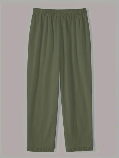 Vilma™ - Contrast Trim Cropped Pants