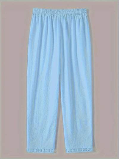 Vilma™ - Contrast Trim Cropped Pants