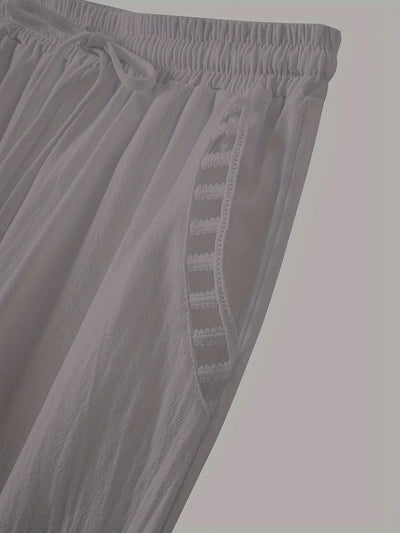 Vilma™ - Contrast Trim Cropped Pants
