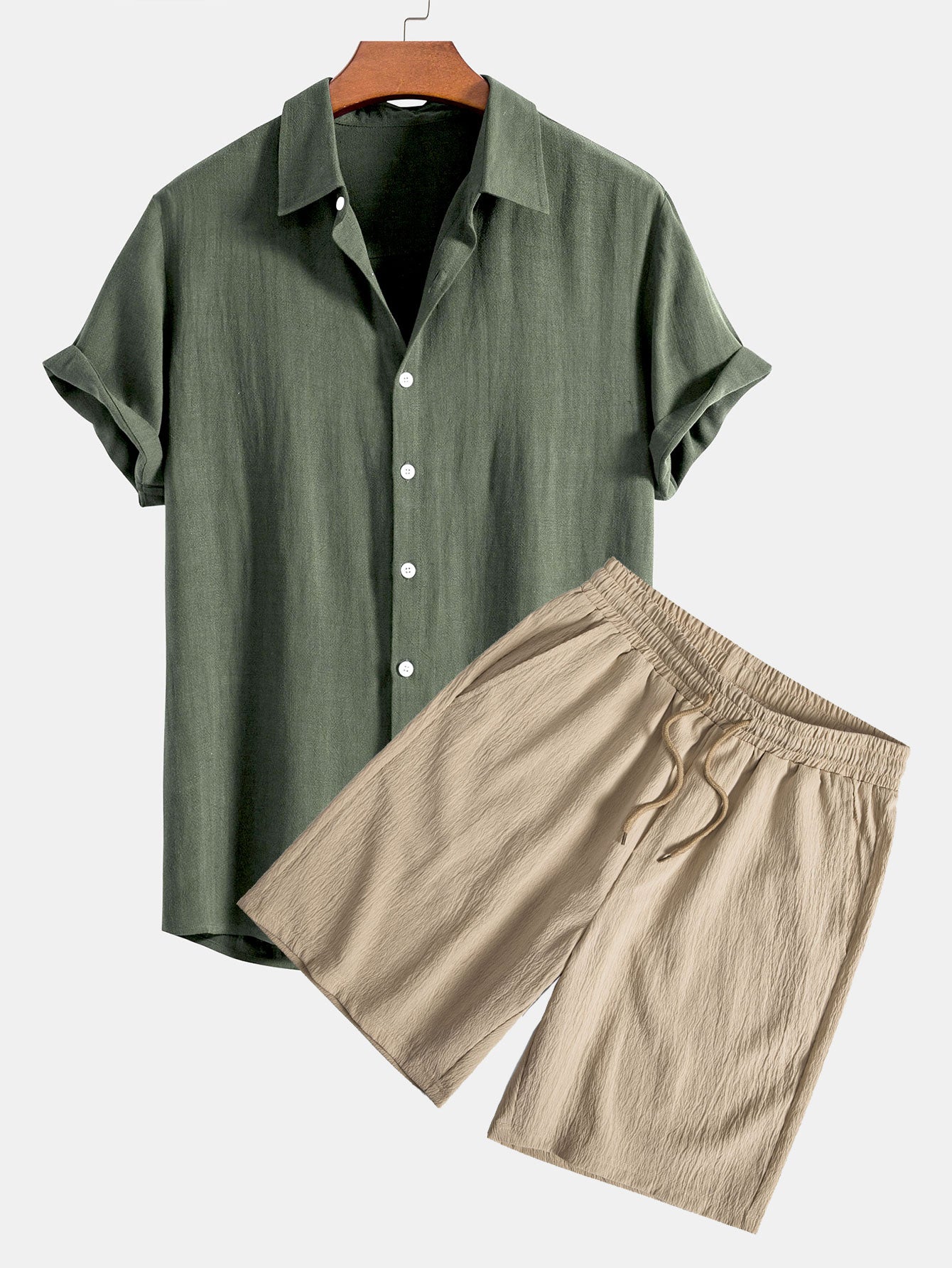 Dashiell™ - Button-Up Shirt and Shorts Set