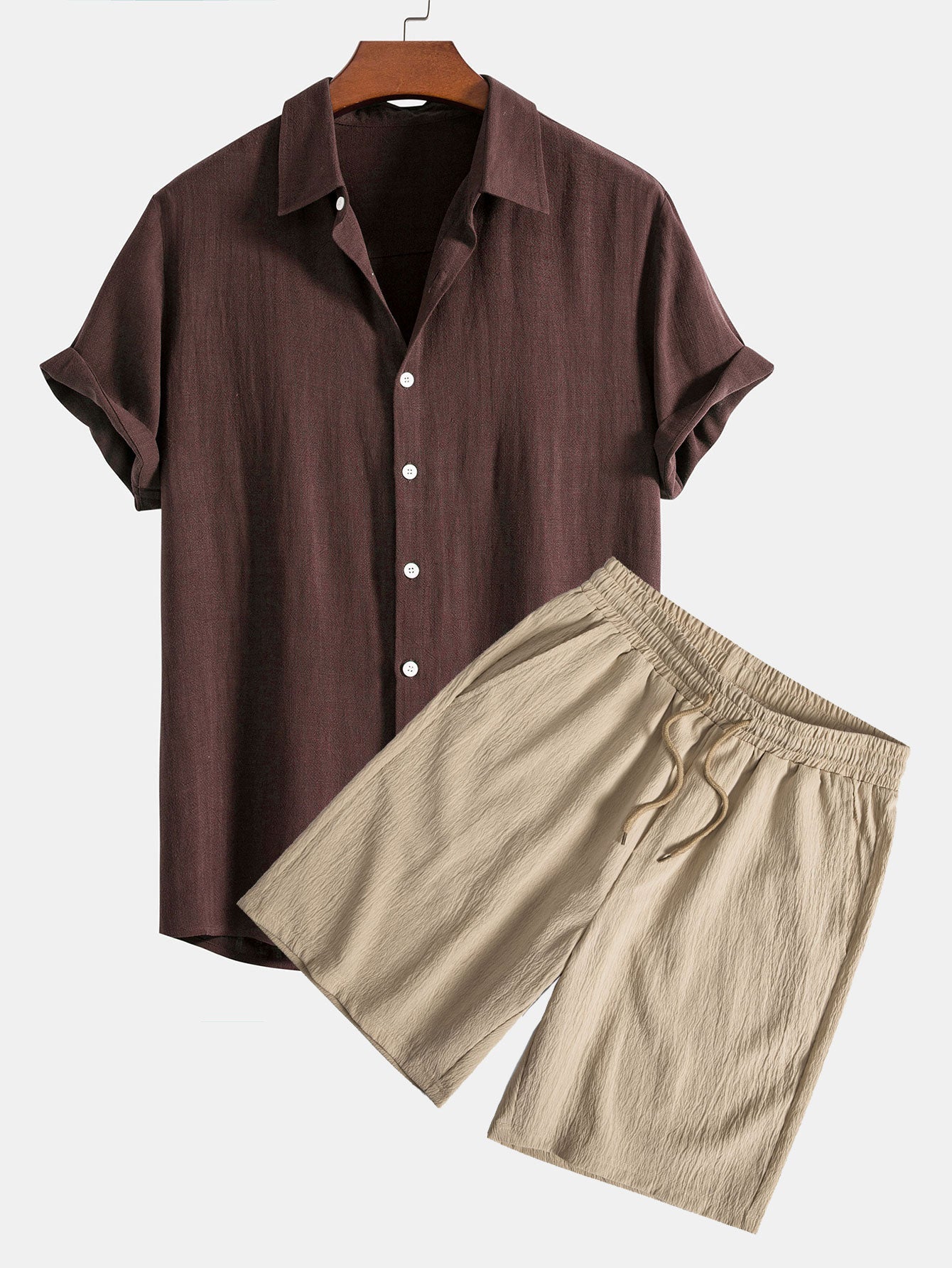 Dashiell™ - Button-Up Shirt and Shorts Set
