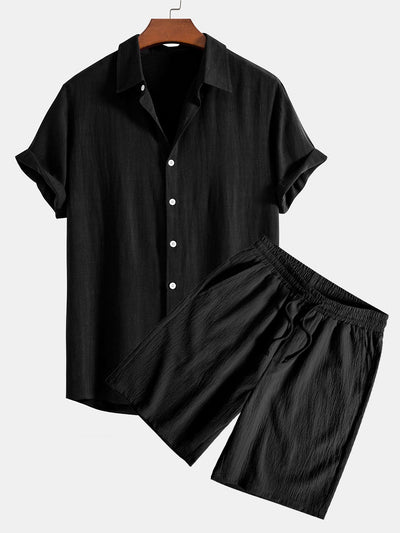 Dashiell™ - Button-Up Shirt and Shorts Set