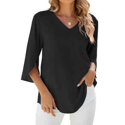 Vickie™ - Blouse with V-Neck