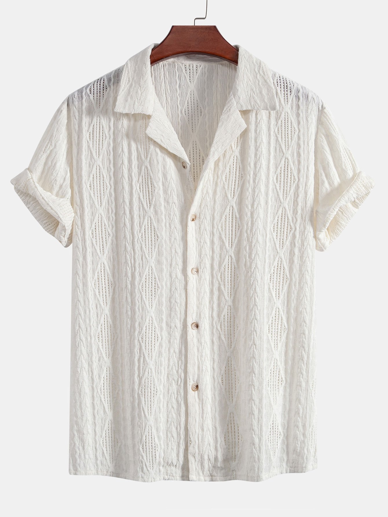 Bodhi™ - Shirt and Textured Shorts Set
