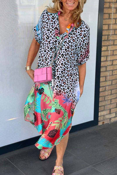 Lillian™ - Leopard Print Dress