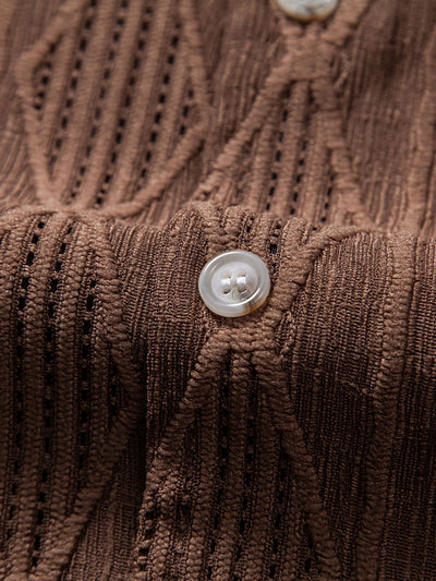 Bodhi™ - Shirt and Textured Shorts Set