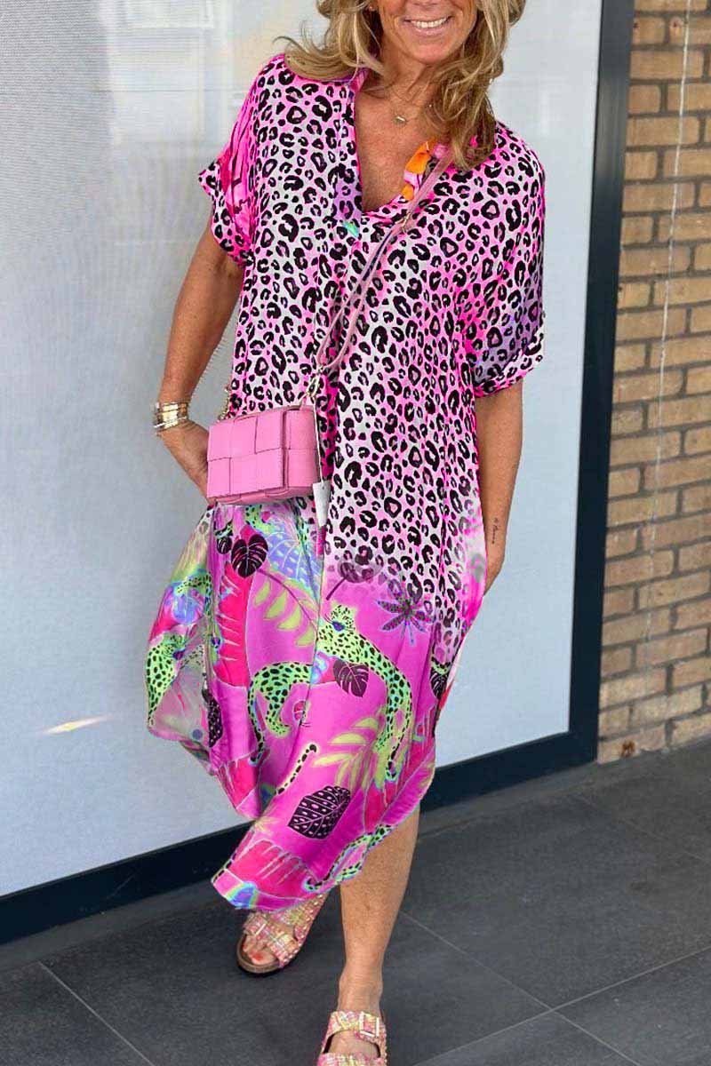 Lillian™ - Leopard Print Dress