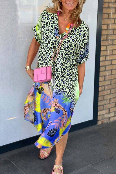 Lillian™ - Leopard Print Dress