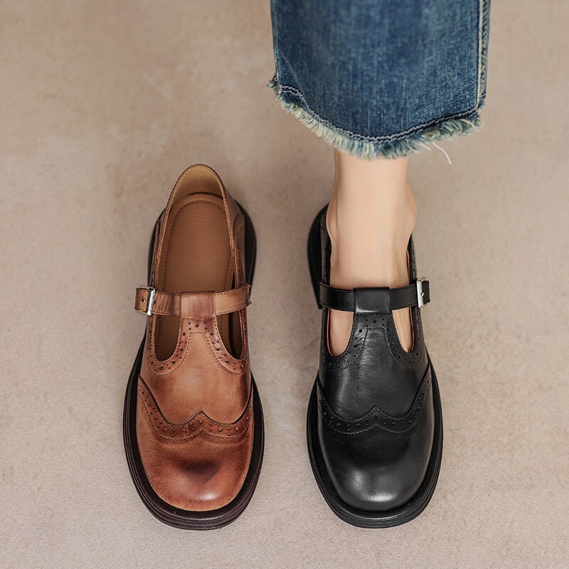 Mattea | Elegant Mary Janes Made Of Vegan Leather