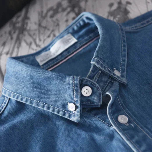 Orly™ - Premium Denim Button Up