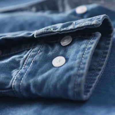 Orly™ - Premium Denim Button Up
