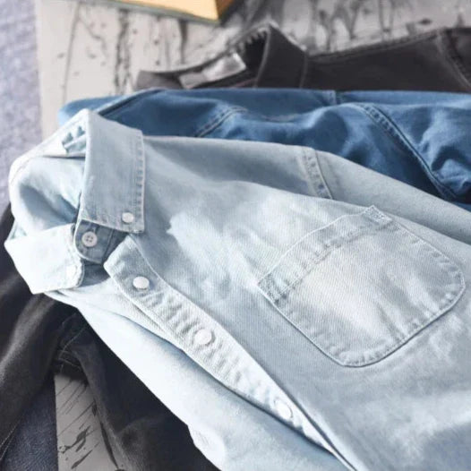 Orly™ - Premium Denim Button Up